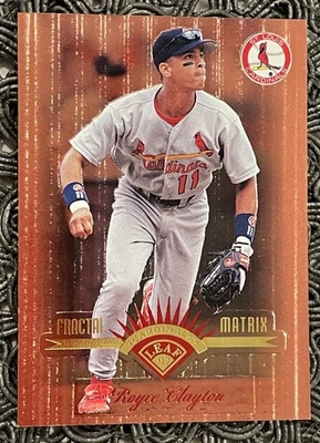 1997 Leaf - Royce Clayton #51 Fractal Matrix - Image 1 of 2