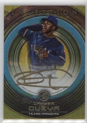 2022 Bowman Inception Prospect Auto Gold Foil /50 Danyer Cueva #PA-DC Auto - Image 1 of 2