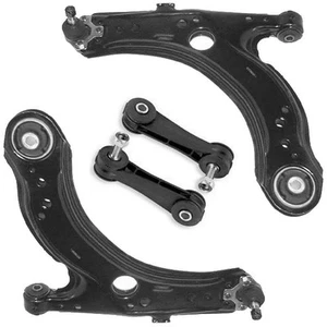 VW Golf Mk4 1998-2004 Front Lower Wishbones Suspension Arms & Drop Links Pair - Picture 1 of 4