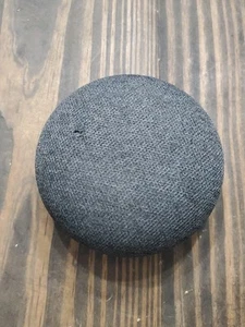 Google Home Nest Mini Model H0A Charcoal Speaker - No Charger - Picture 1 of 4