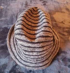 Kangol Marl Striped Duke Hat Sz L - Picture 1 of 3