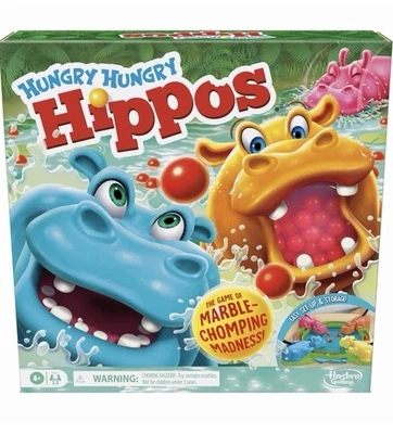 NEW Hungry Hungry Hippos Marble-Chomping Game, 2-4 Players | Ages 4+ - Image 1 of 4