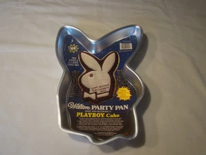 Vintage Wilton Playboy Bunny Metal Cake Pan Mold #502-2944 Party Pan New Unused - Picture 1 of 8