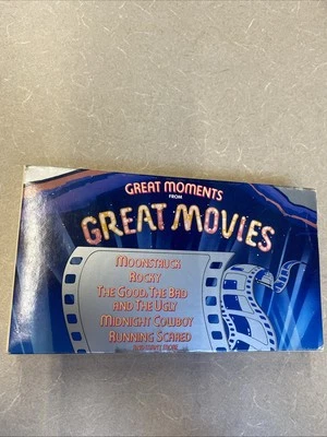 Rare 1989 Short VHS GREAT MOMENTS FROM GREAT MOVIES Philipp Morris & MGM - Image 1 of 4