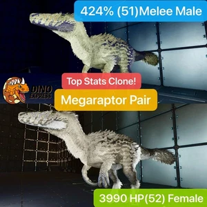Megaraptor High Level Pair ASA Valguero new DINO 199/206 Pair Survival Ascended - Picture 1 of 6