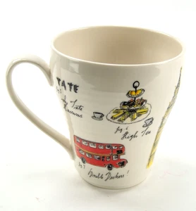 Anthropologie Linea Carta "I Love London" Diva Pyari Kaffee Tee Becher 14 Unzen - Bild 1 von 5