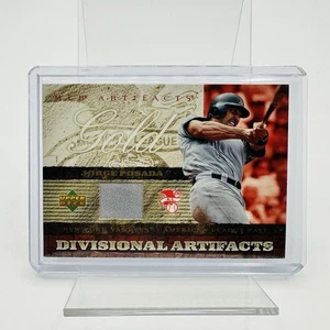 Jorge Posada 2007 Upper Deck Artifacts Divisional Artifacts Gold Jersey Relic - Picture 1 of 3