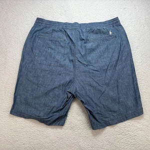 Polo Ralph Lauren Classic Fit Stretch Shorts Men's 2XL Cotton Casual Blue - Picture 1 of 10