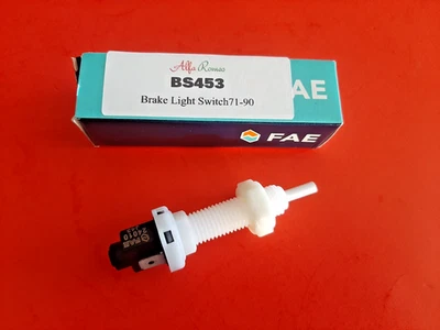 Alfa Romeo Brake Light Switch Berlina & GTV 71-74, Spider 71-90, GTV/6 81-89 OEM - Image 1 of 4