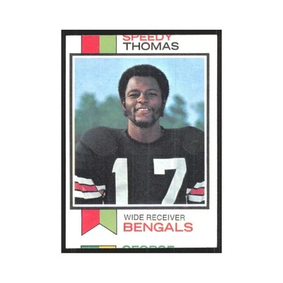 1973 Topps Speedy Thomas RC Bengals #113 - Image 1 of 3