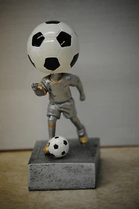 Soccer Bobblehead Figure Trophy Award - Free Engraving - Free Shipping - Picture 1 of 2