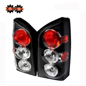 For 05-12 Nissan Pathfinder Black Housing Clear Lens Red Tail Lights - Picture 1 of 4