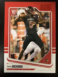 Lamar Jackson 2018 Score RED PARALLEL Rookie Card #352 (5454) - Picture 1 of 2