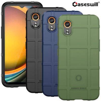 CASESWILL® Funda para teléfono Samsung Galaxy Xcover 7/7 Pro a prueba de golpes blindada TPU suave cubierta