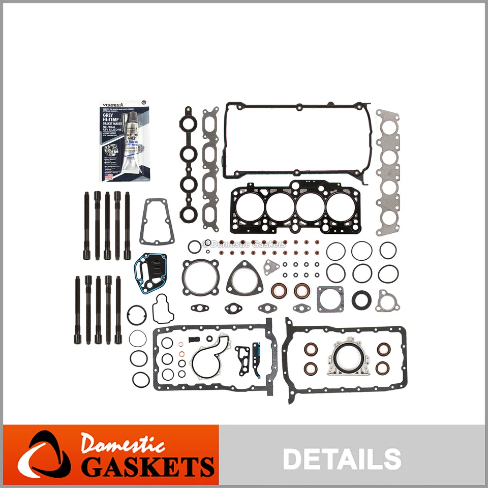 Full Gasket Set Bolts Fit 99-06 Audi A4 TT Quattro Volkswagen Jetta TURBO - Image 1 of 4