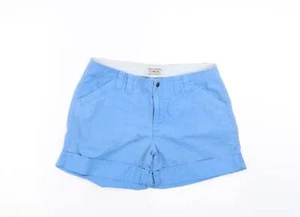 Cherokee Womens Blue Cotton Blend Hot Pants Size 10 Reg - Picture 1 of 12