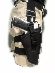 Pro-tech Tactical thigh Leg Gun Holster fits Colt 45 1911 With 5" Barrel - Picture 1 of 3