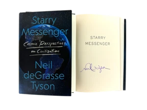 Astronomer Neil deGrasse Tyson Signed Autograph Starry Messenger Book - StarTalk - Picture 1 of 2