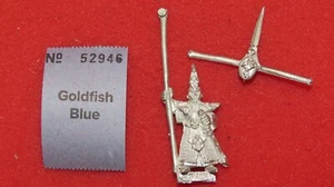 Games Workshop Warhammer Dark Elf Standard Bearer Command New Elves 1995 Banner - Picture 1 of 2