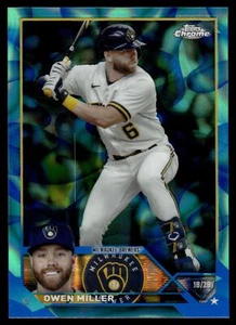 2023 Topps Chrome Update OWEN MILLER AQUA BLUE LAVA LAMP REFRACTOR /175 USC53 - Picture 1 of 2