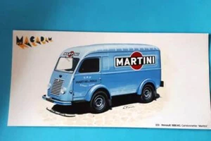 10 foto cartoline a colori di vari veicoli Renault.MACADAM - Picture 1 of 11