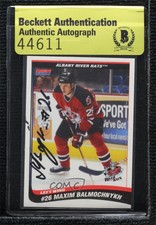 2003-04 Choice Albany River Rats Maxim Balmochnykh #03 BAS Certified BAS Encased