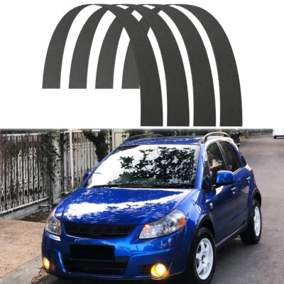 Cubierta de moldura de tira de arcos de rueda extra anchos 4 llamaradas de guardabarros para Suzuki Grand Vitara Foto 1 de 4