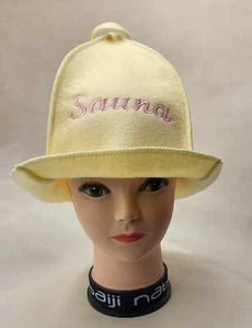 Saunamütze mit Stickerei Saunahut Saunakappe aus 100% Filz Schapka für Banja - Bild 1 von 2