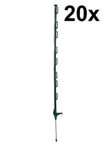 20x 3ft (100cm) Elektrozaun Grün Poly Pfosten Zaun Pfähle Band Seil - Bild 1 von 1