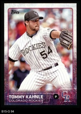 2015 Topps #94 Tommy Kahnle Rockies 8 - NM/MT - Image 1 of 2