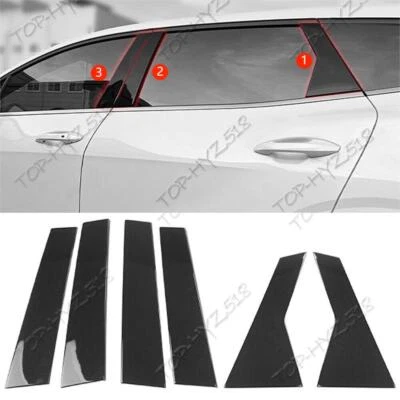 Para Kia Sportage 2023-2024 Negro Brillante ABS Ventana Pilar Postes Cubierta Puerta Borde Foto 1 de 4