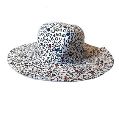 DIane Von Furstenberg X Baby Gap Logo & Hearts Print bebé ala ancha sombrero para el sol S/M Foto 1 de 4