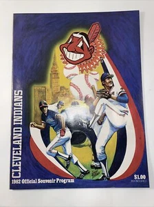 1982 Baseball Cleveland Indians Official Souvenir Program - Picture 1 of 12