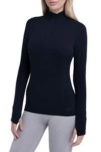TCA Womens Running Long Sleeve Half Zip Gym Workout Running Lightweight Top - Picture 1 of 52