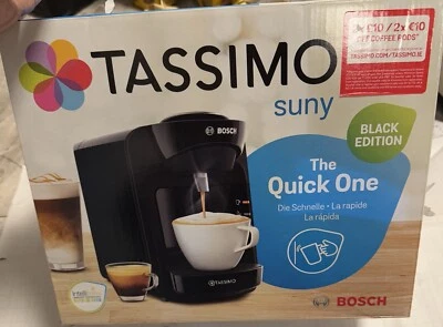 Bosch TASSIMO Suny Kaffeevollautomat 1300W/0,7L - Schwarz - (TAS3102GB)  - Bild 1 von 4