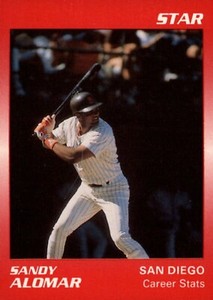 1989 Star #125 Sandy Alomar Jr. RC San Diego Padres
