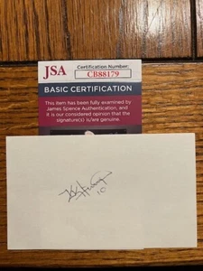 Kirk Hinrich signed 3x5 index card, Kansas, NBA Bulls, Wizards, Hawks - Picture 1 of 1