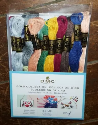 DMC 27pc GOLD COLLECTION Embroidery Floss Limited Edition (8.7yd Per Skein) - Image 1 of 3