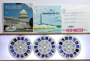 Washington D.C. 3-reel Set A790 - Sawyers S6b View-Master Packet - Picture 1 of 6