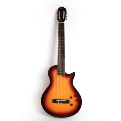 electric classical guitar Silent nylon string travel portable built in effect - Image 1 of 4