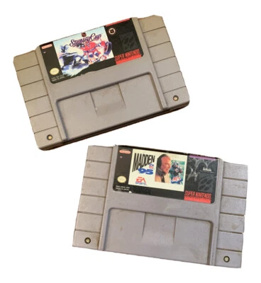 Super Nintendo 2 Game Lot Madden 95, NHL Stanley Cup - Изображение 1 из 4