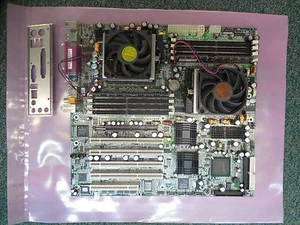 TYAN THUNDER K8W SERVER MOTHERBOARD COMBO S2885 ANRF DUAL AMD OPTERON 2.2GHz 2GB - Picture 1 of 9