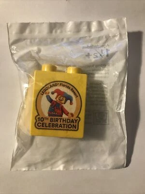 Rare Legoland Florida 10th Birthday Anniversary Duplo Yellow Brick Sealed - Image 1 of 3