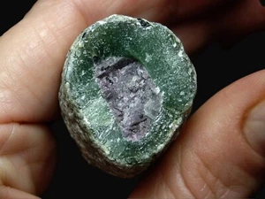 Natural Ruby In Unknown Partially Translucent Green Mineral Matrix, 38.5g - Picture 1 of 21