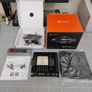 ID-Cooling IS-67-XT Black 67mm AMD/Intel CPU Cooler - Photo 1/4