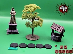25mm Round Plastic Bases Pack of 10 for War Games Warhammer, 40k, Saga, D&D - Picture 1 of 1