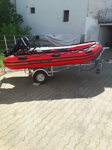 schlauchboot mit motor 15 PS gebraucht - Bild 1 von 6