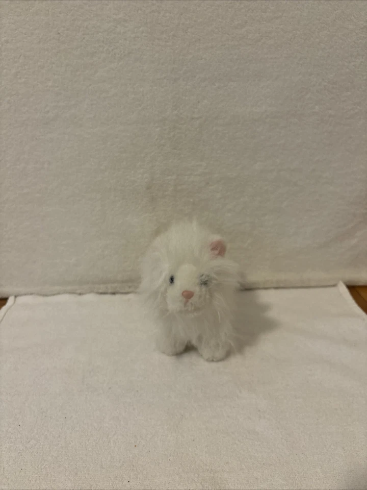 Ganz Webkinz Persian White Cat Kitty 8" Plush Stuffed Animal Blue Eyes No Code - Image 1 of 4