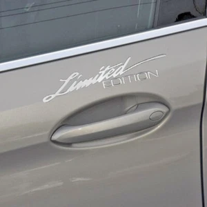2x Chrome Limited Edition Logo Metal Sticker Emblem Badge Decal Car Accessories - Bild 1 von 6