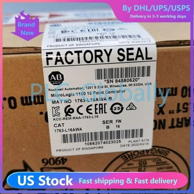 AB 1763-L16AWA Series B MicroLogix 1100 Controller Sealed 1763L16AWA ！ - Image 1 of 4
